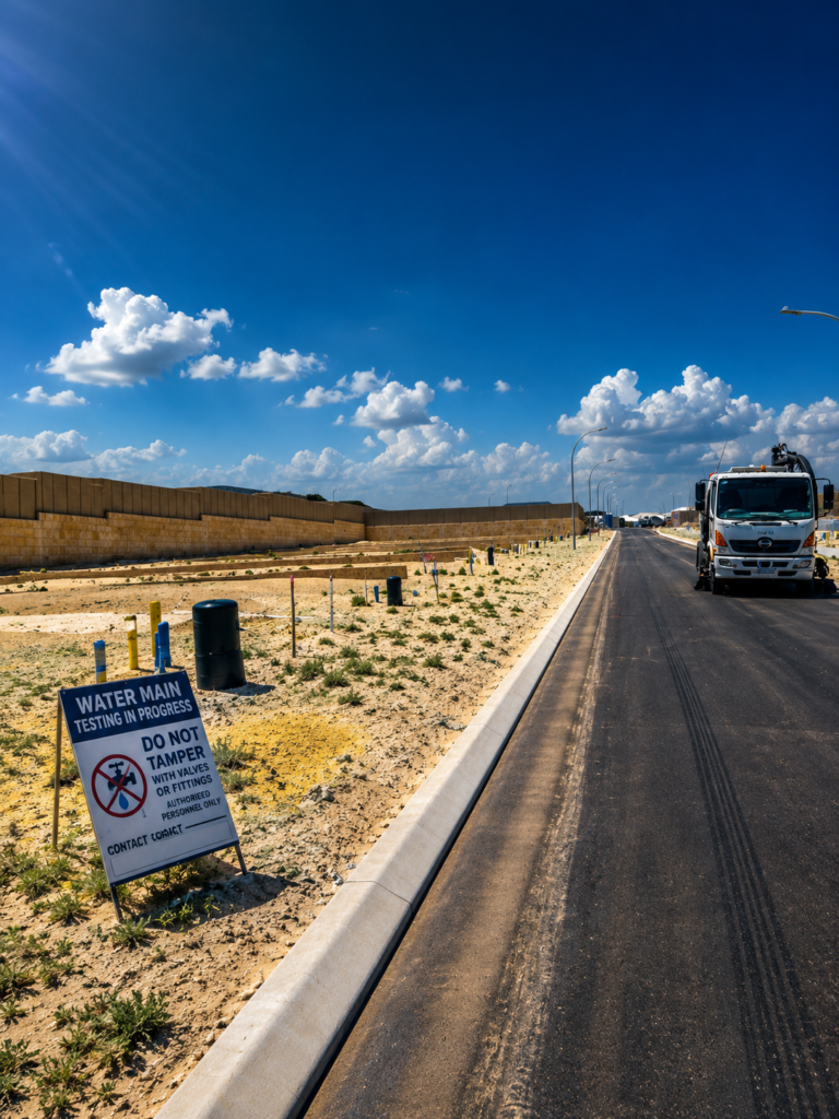 Subdivision Water Main Leak Detection in Lancelin